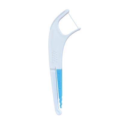 Floss picks with breakable handle